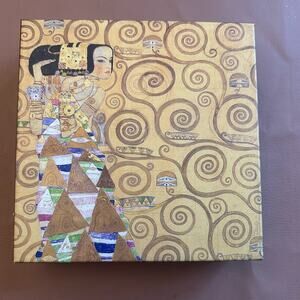 Galison Jigsaw Puzzle Expectation Gustav Klimt 500 Pieces 20" Square